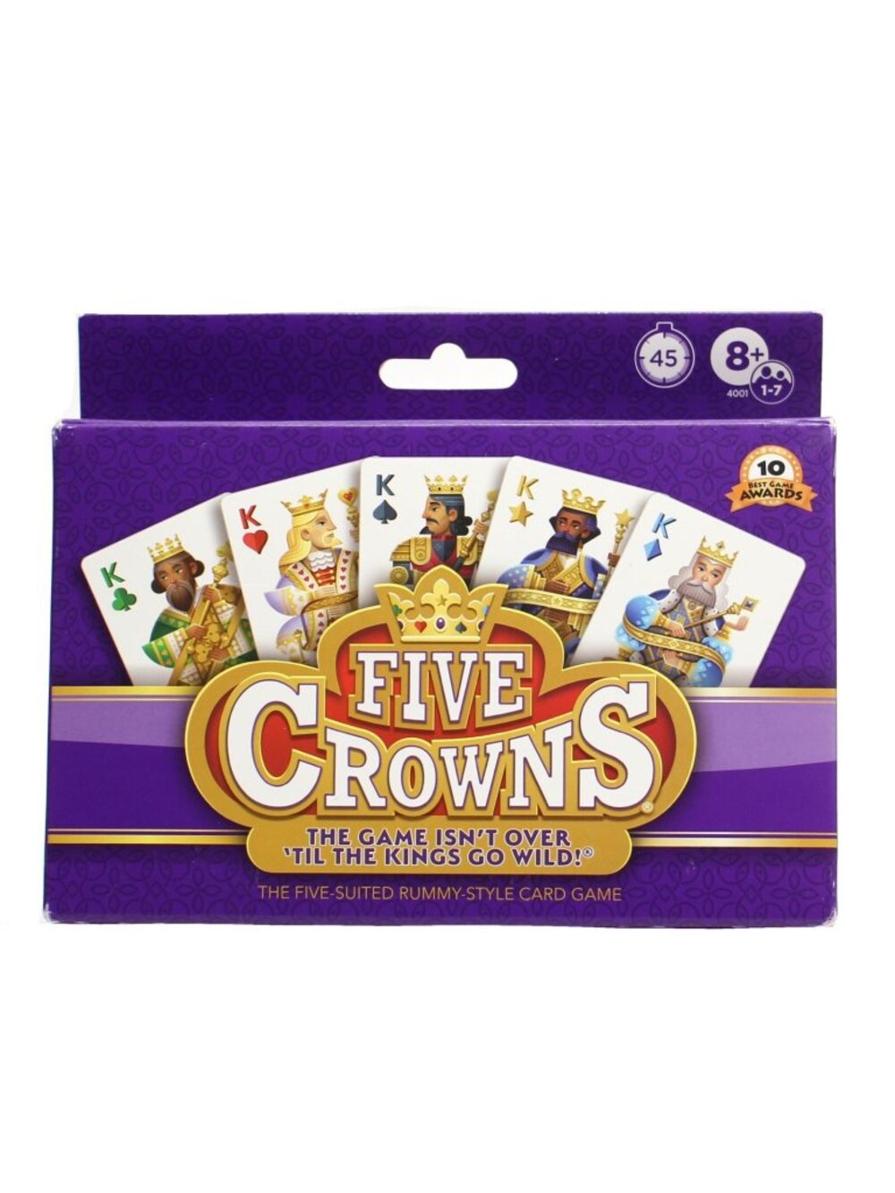 PlayMonster Five Crowns — The Game Isn't Over Until the Kings Go Wild! Age 8+